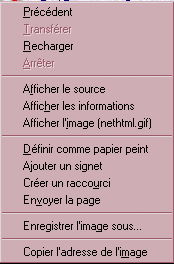 Autre contexte pour ce menu