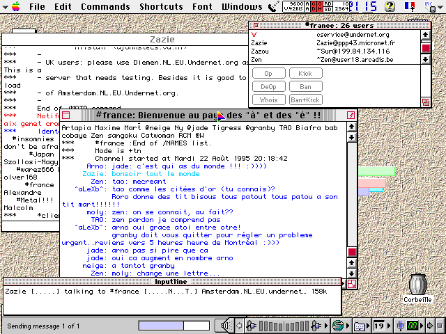 Ircle est la version prfre sur Macintosh
