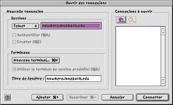 Sous Macintosh, on en reste  la version NCSA
