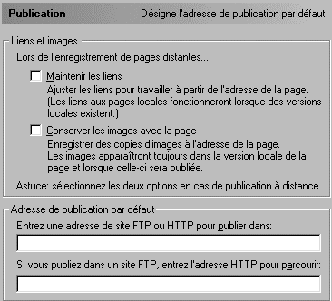 Autres options du composer