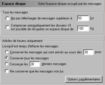 Planche d'conomie de l'espace disque
